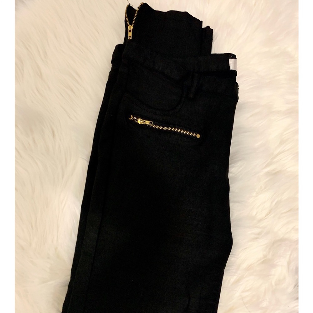 Black Skinny Leather Pants